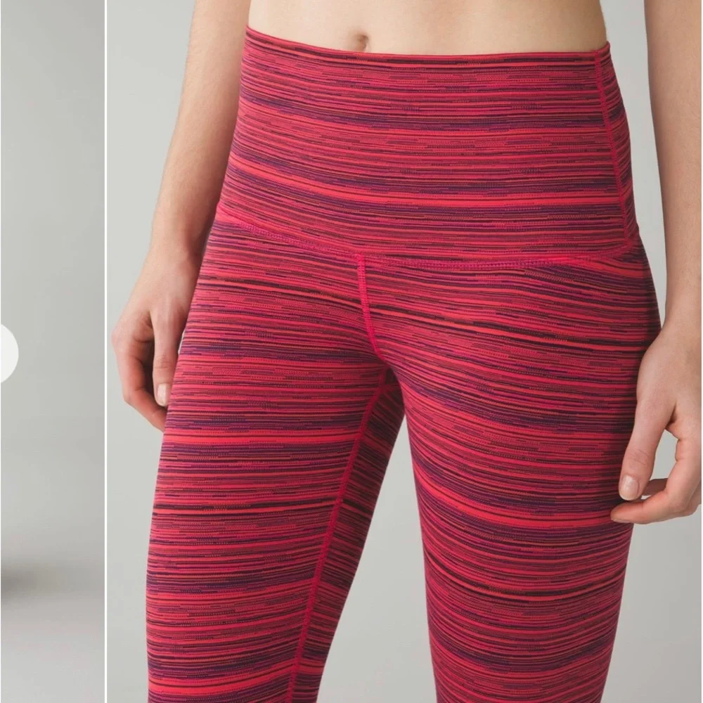 Lululemon Wunder Under Crop (Hi-Rise) Cyber Boom Juice Alarming size 4 - Picture 4 of 12